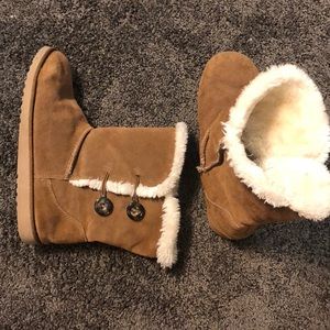 Brown Fur Boots